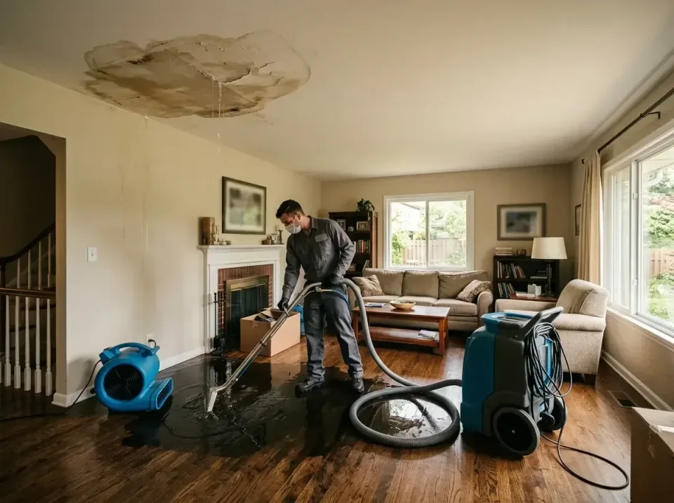 attic-pipe-burst-ceiling-drip-008 — frequently asked questions, Water Damage Restoration & Carpet Care in Four Oaks, NC